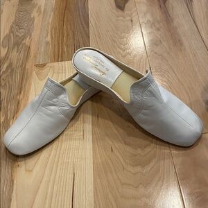 Jacques Levine - White Deidre Slippers